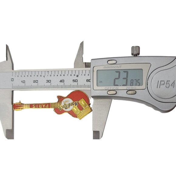 Hard Rock Cafe Paris Arc de Triomphe Red Les Paul Guitar Pin K469 - Picture 6 of 7